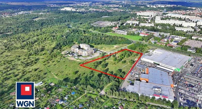 Grunt aktywizacja gospodarcza na  sprzedaż Gorzów Wielkopolski - Działka inwestycyjna - MPZP - Usługi 1 UC