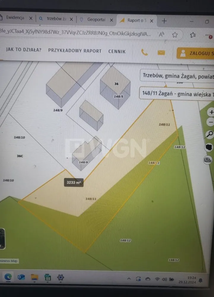 Działka na sprzedaż Trzebów
